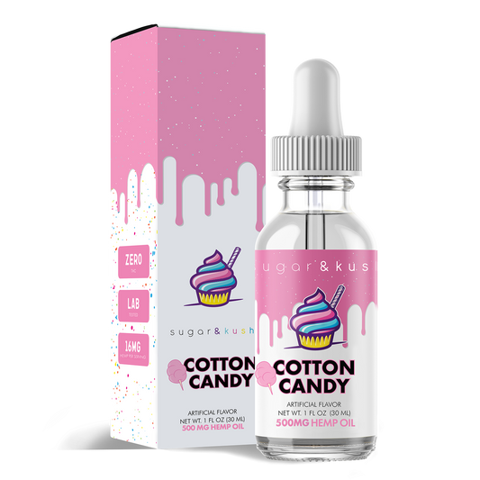 Hemp Oil Tincture - Cotton Candy - 3000mg