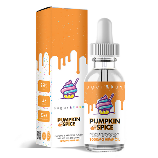 Pumpkin Spice Flavored Hemp Oil Drop