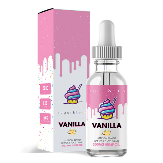 Vanilla Flavored Hemp Oil Drop