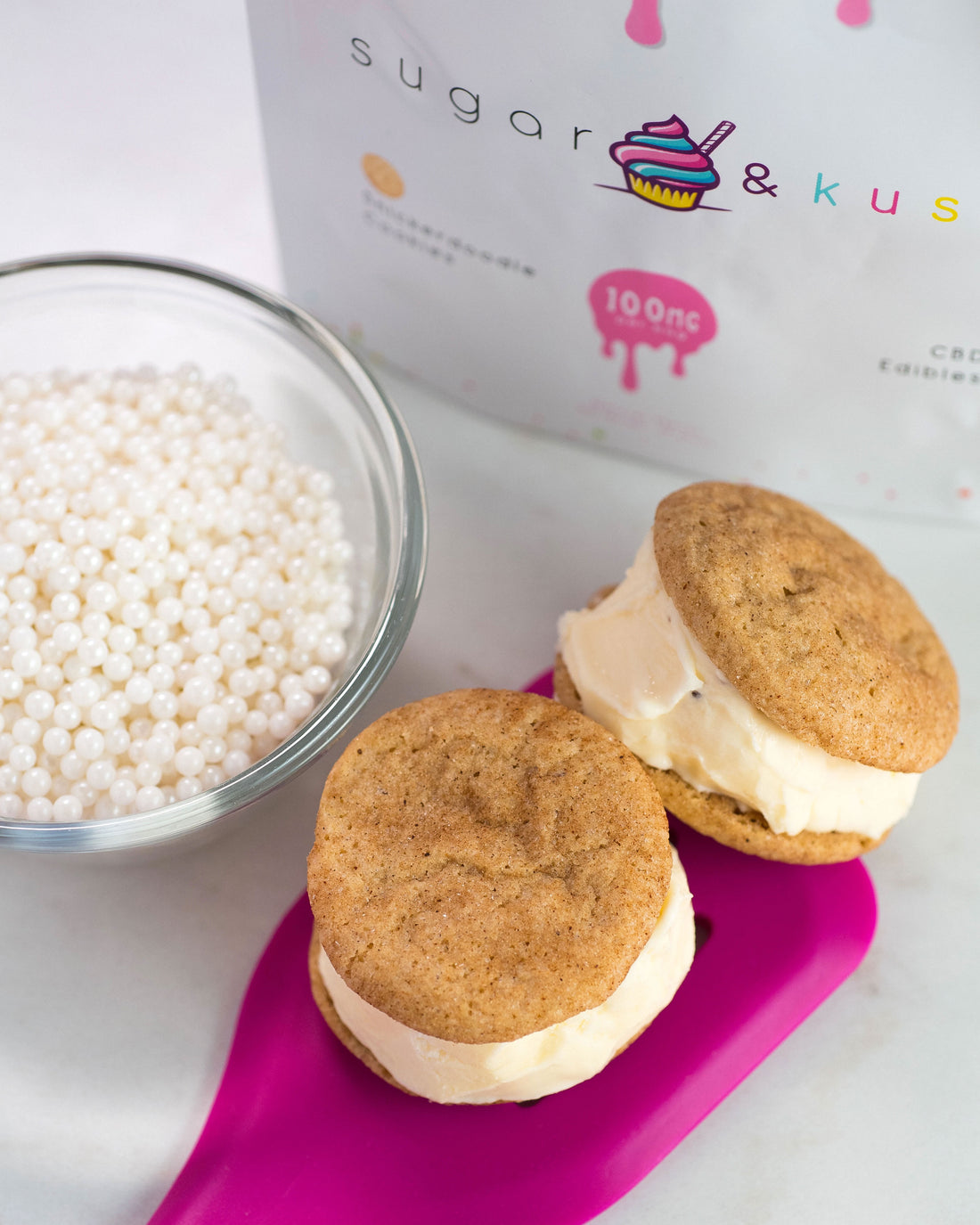 Looking for a sweet Hemp recipe? This recipe is easy to make and helps you to get the maximum benefits of Hemp by adding Vanilla Hemp Oil to our Snickerdoodle Hemp Cookies with a touch of ice cream to cool off on a hot day!