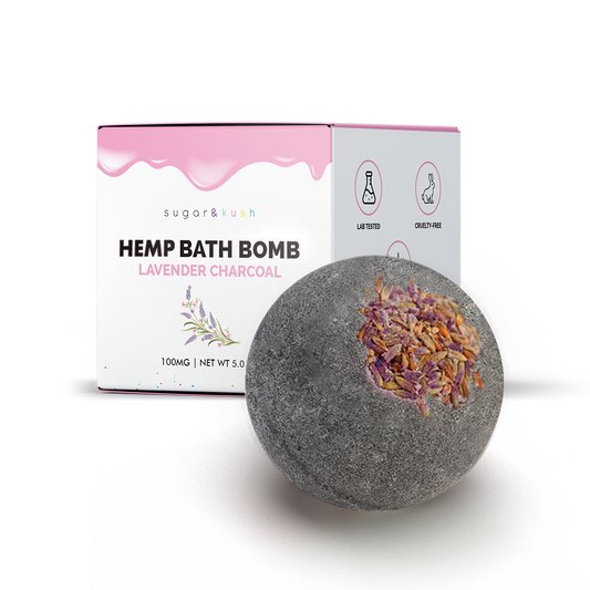 Lavender Charcoal Hemp Bath Bomb (Add-on & Save)